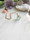 Green Aventurine Crystal Bottle Necklace